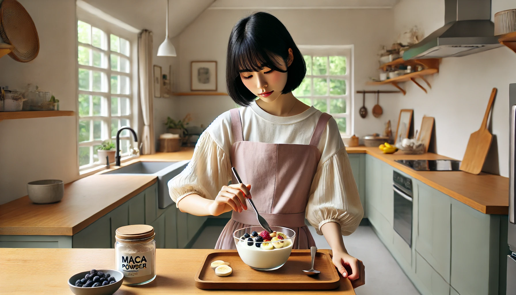 마카를 활용한 요거트 토핑