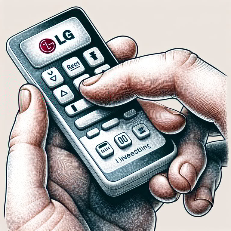 엘지 (LG 휘센) 에어컨 리모컨 초기화·리셋 한 번에 끝내기