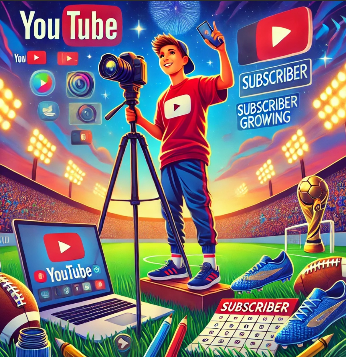 축구 크리에이터로 성공하는 법 관련 사진