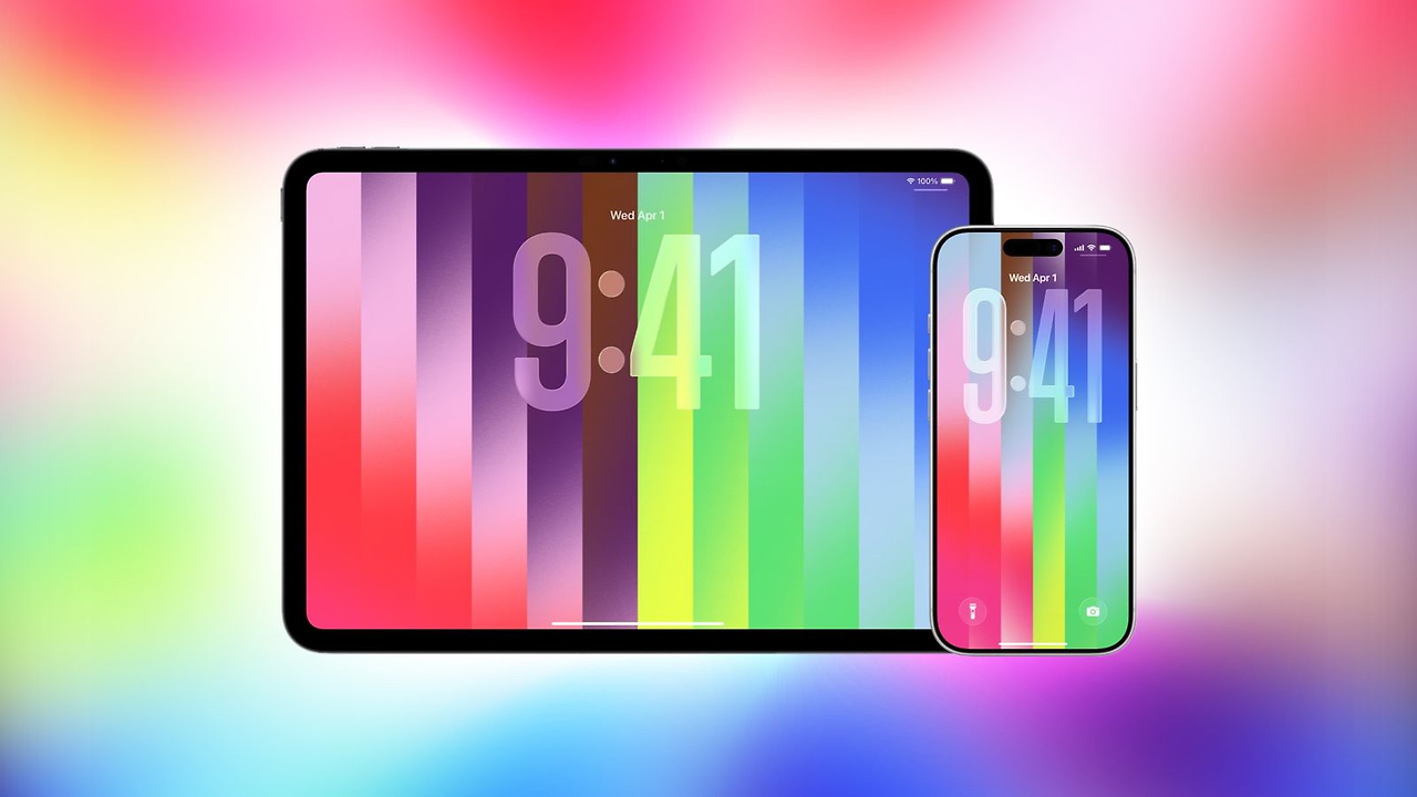 iOS 26.5 프라이드 루미넌스 배경화면