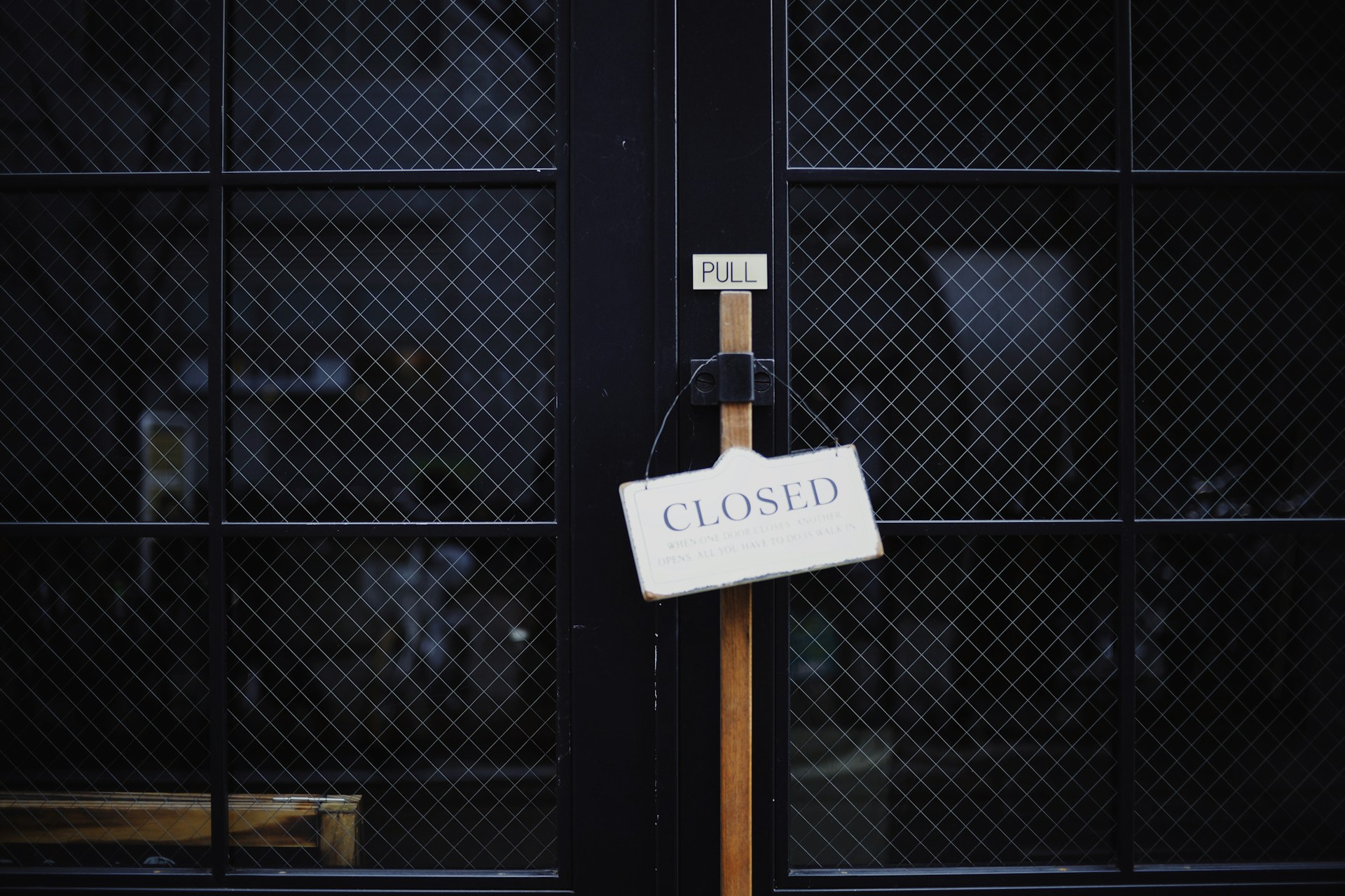 오늘의 일기 - Sorry. We are closed.