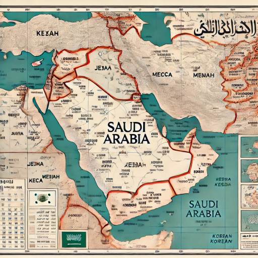 사우디아라비아 지도 한글판 보는 법