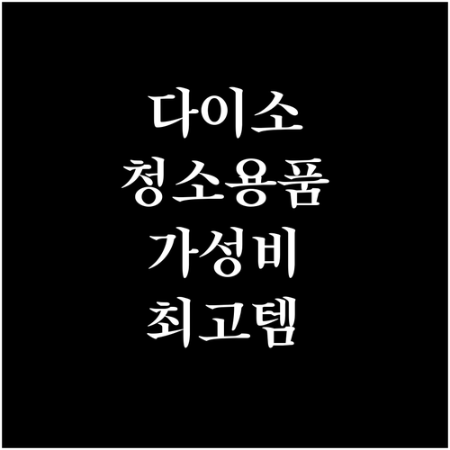 다이소 청소용품 세트, 가격 대비 성