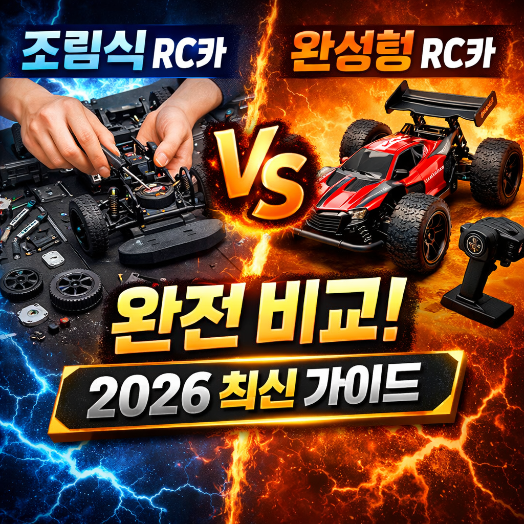조립식 vs 완성형 RC카