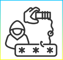 세션 하이재킹 아이콘 벡터 일러스트 개요