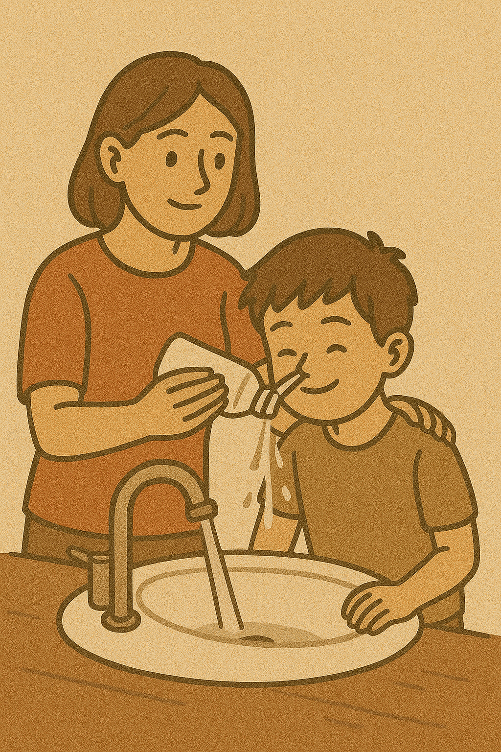 아이 비염 치료! 거부감 없는 코세척을 위한 가이드 관련 이미지