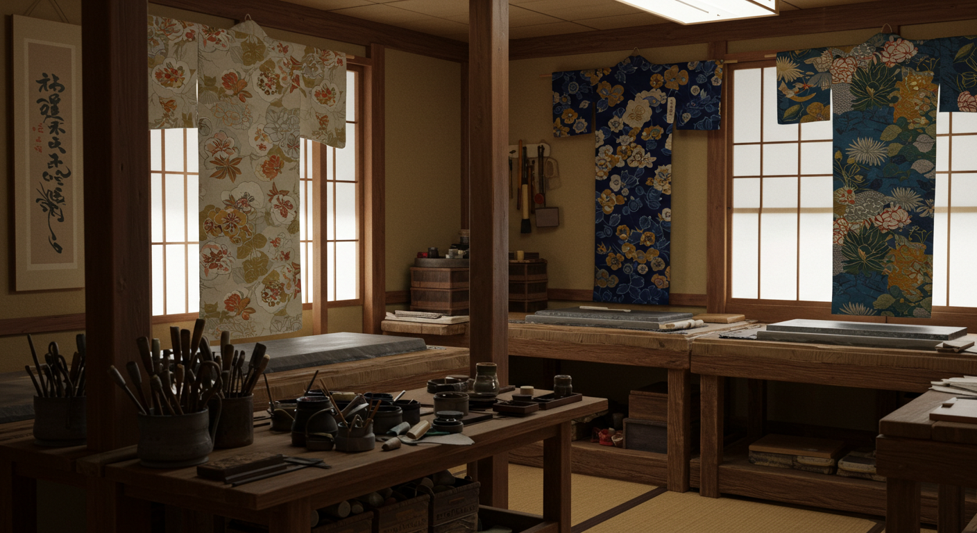 고즈넉한 공방의 전경