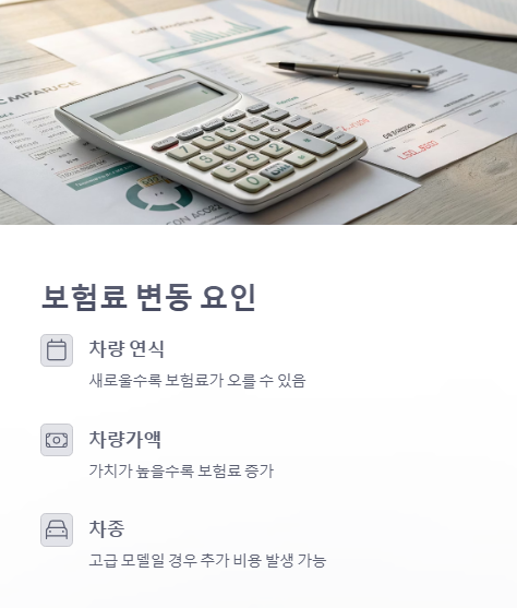 보험료 변동 요인