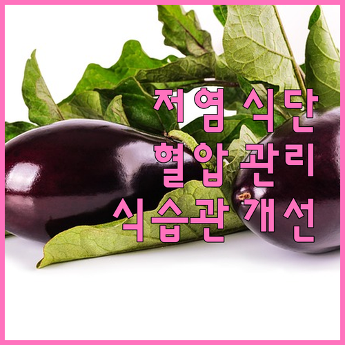 저염 식단으로 혈압 관리: 식습관 개..