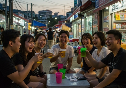 중년 남성 건강한 음주법