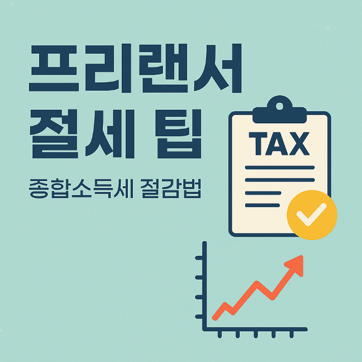 프리랜서 종합소득세, 이렇게 하면 덜 낸다