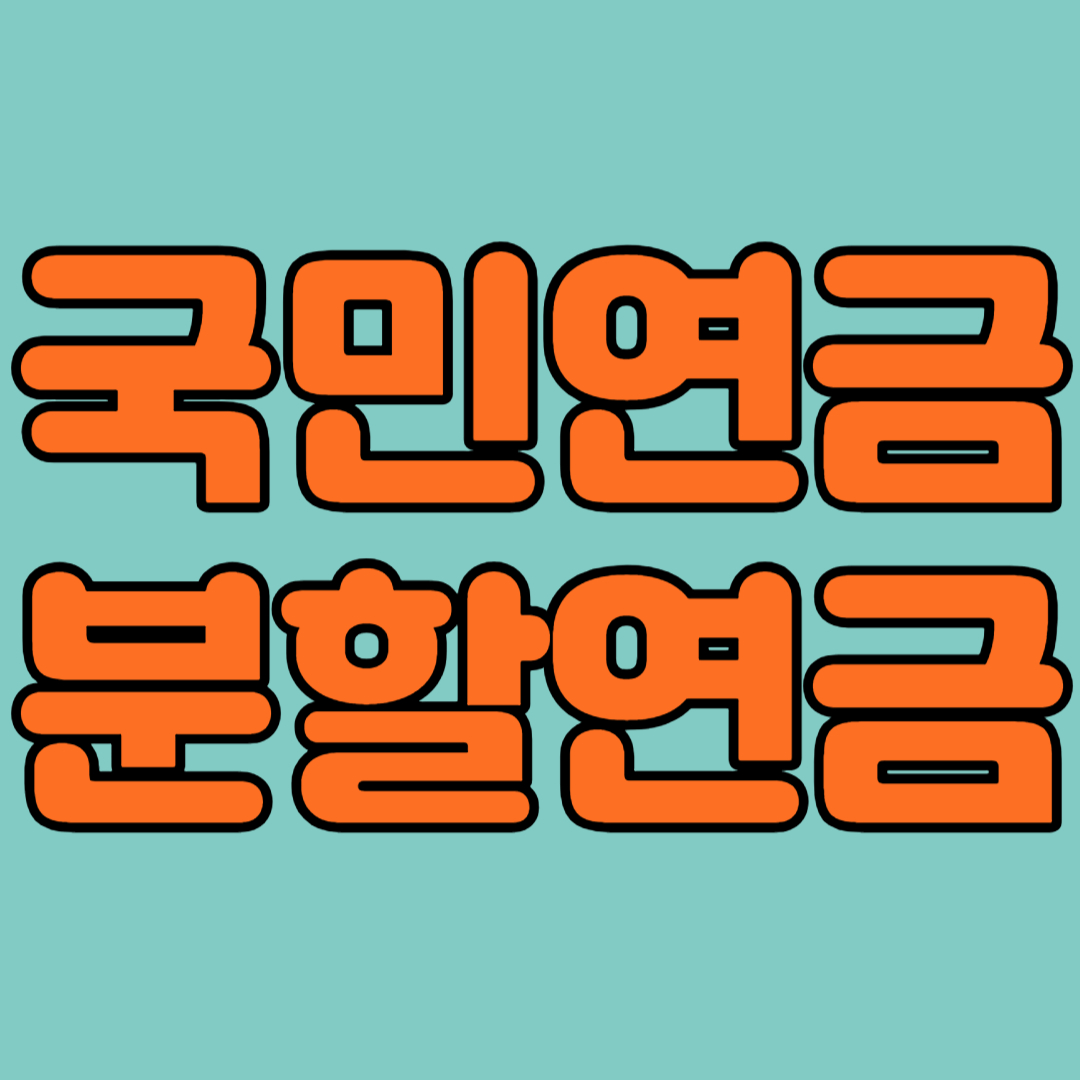 국민연금 분할연금