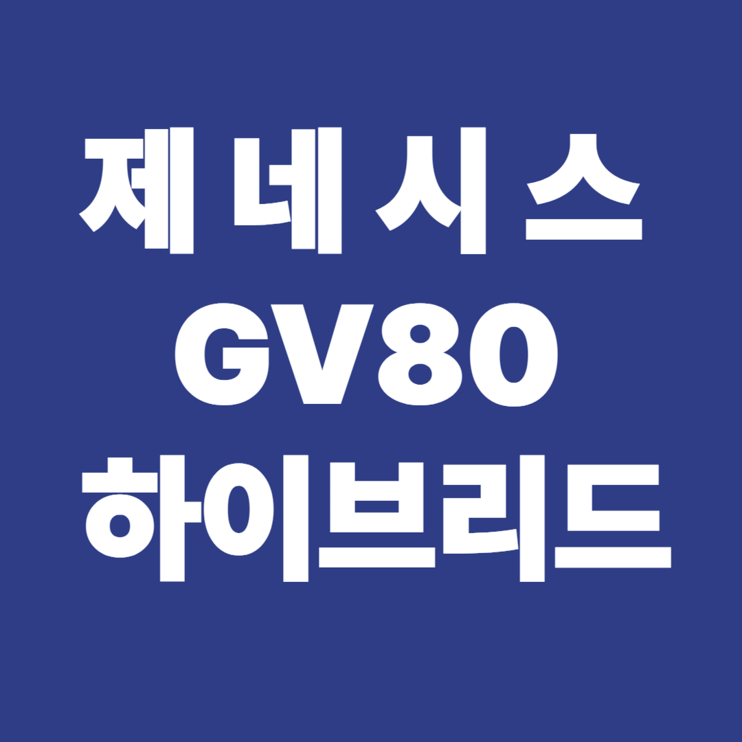 제네시스 GV80 하이브리드