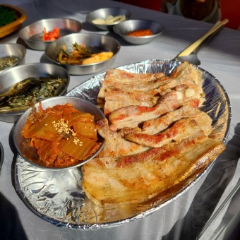 지리산 흑돼지 직화구이 