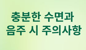 직장인을 위한 과학적 숙취 관리 완벽 가이드
