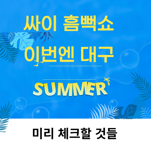 싸이 흠뻑쇼 대구