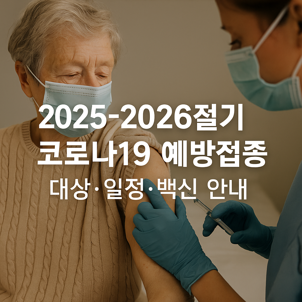 2025-2026절기 코로나19 예방접종