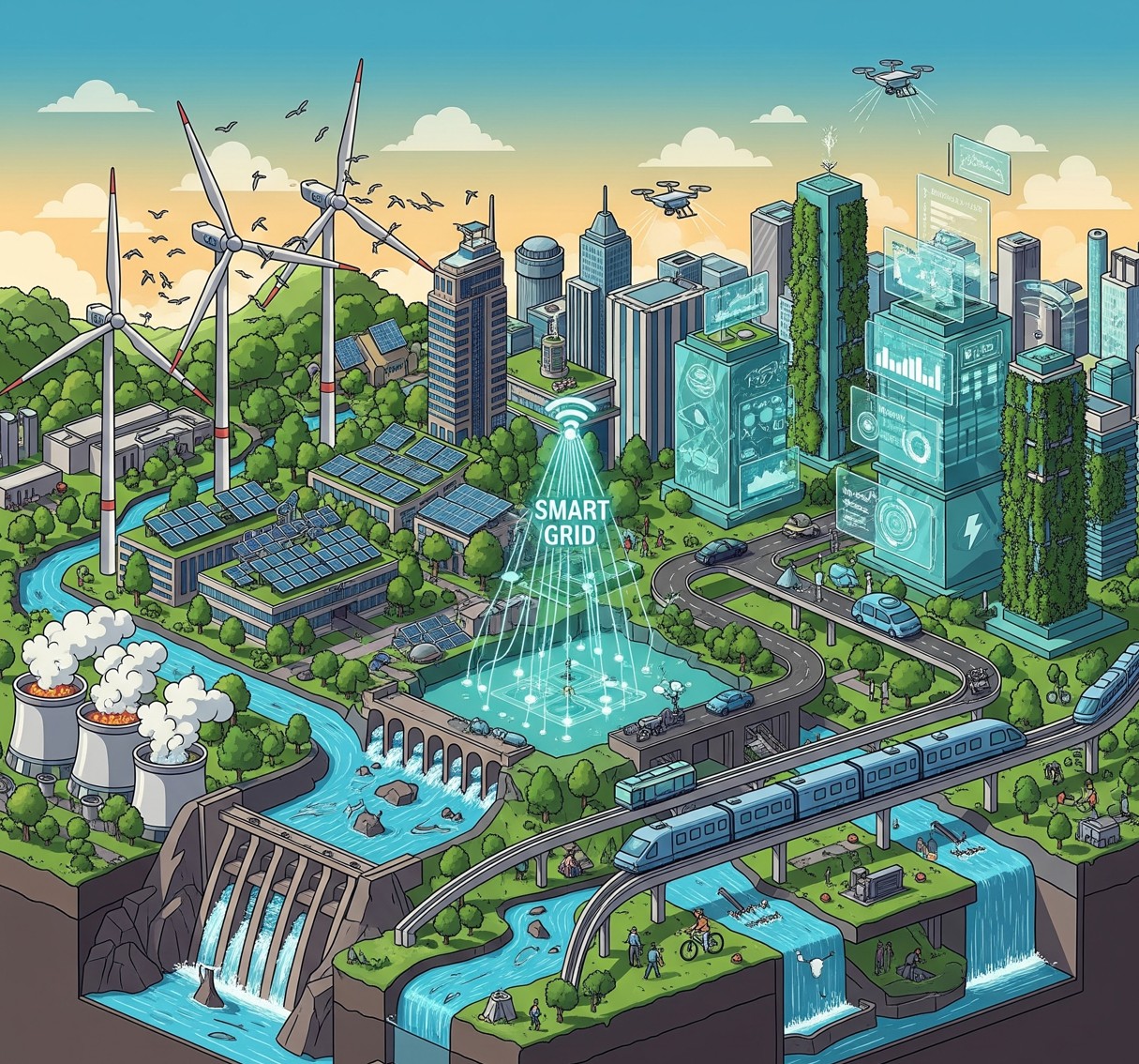 지속 가능한 인프라 기술 트렌드