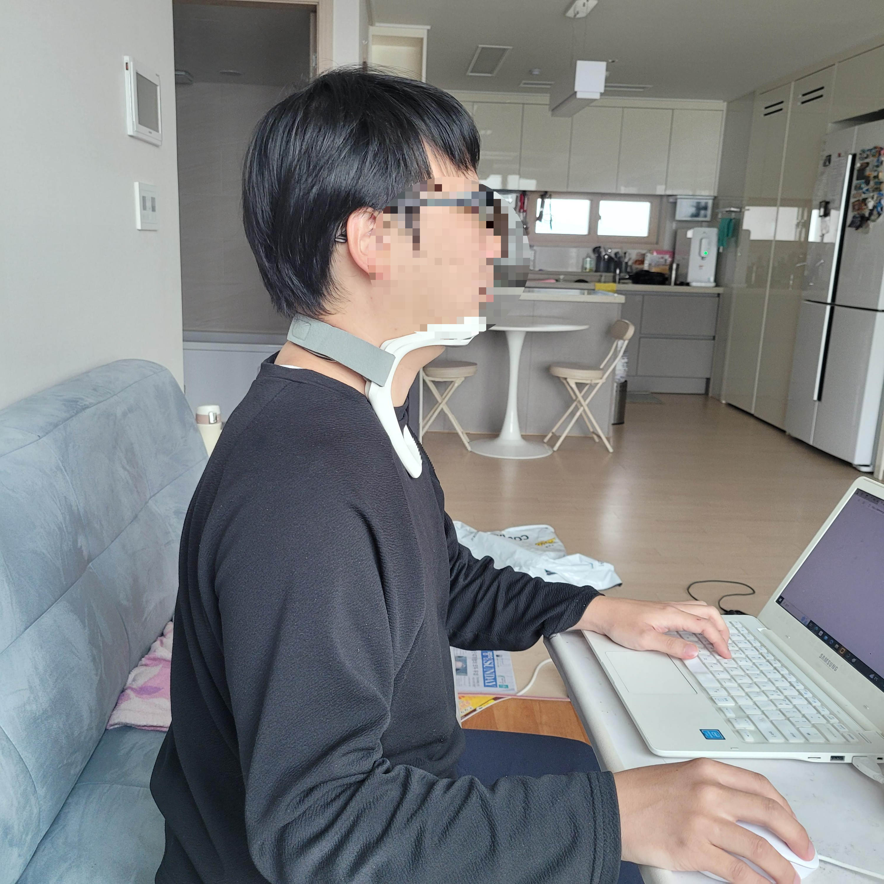 거북목교정기-사용방법