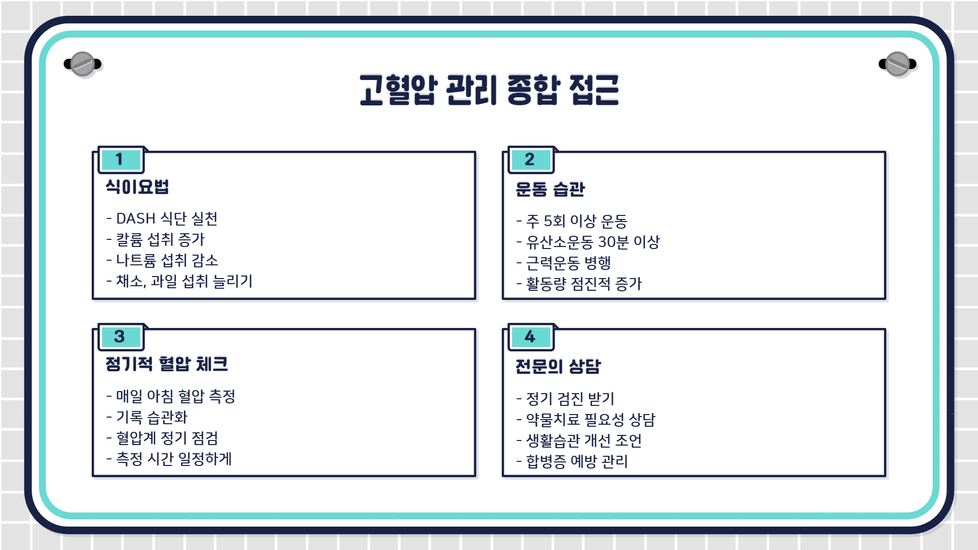 고혈압에 좋은 음식