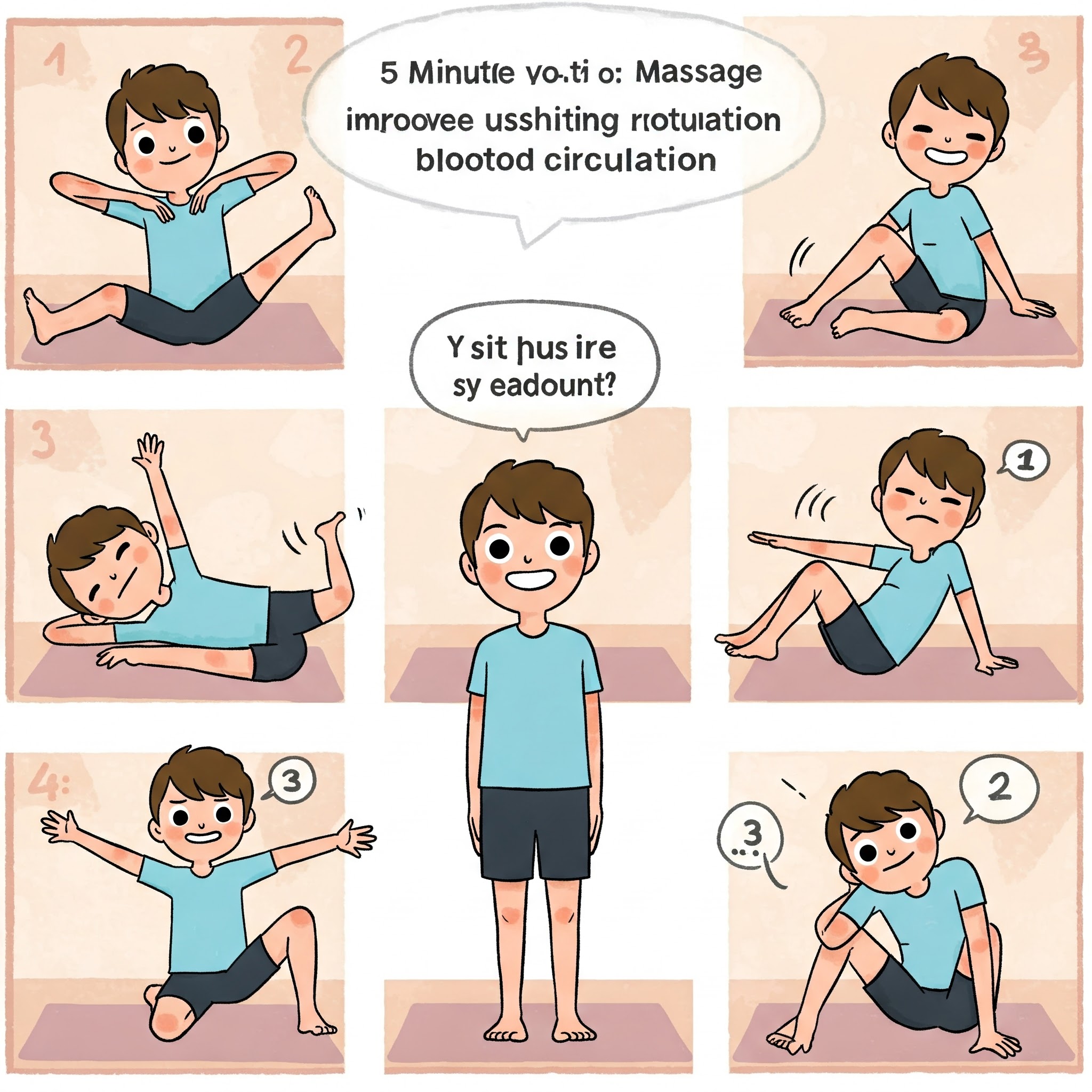 혈액순환을 위한 3가지 마사지 루틴