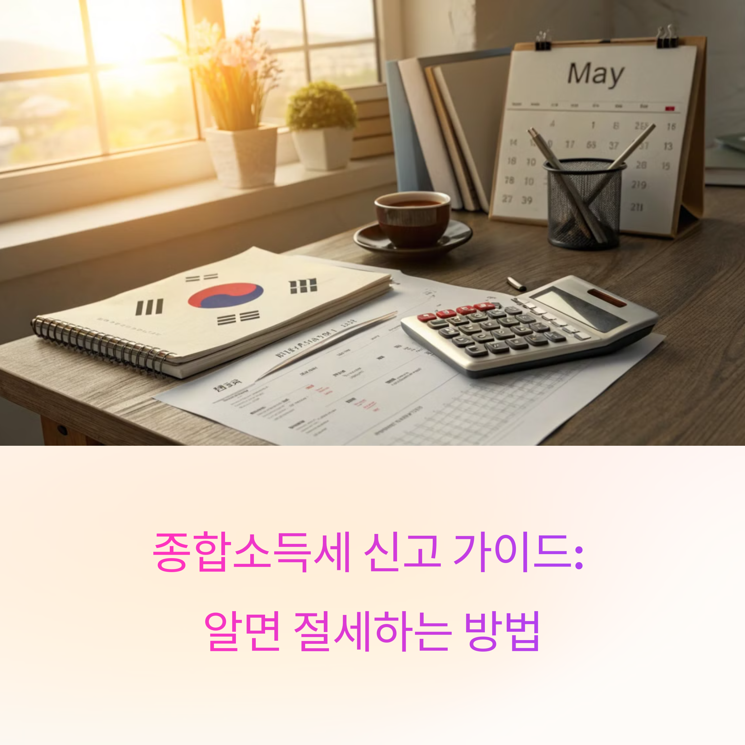 종합소득세 신고 방법, 초보자도 10분이면 끝내는 꿀팁!