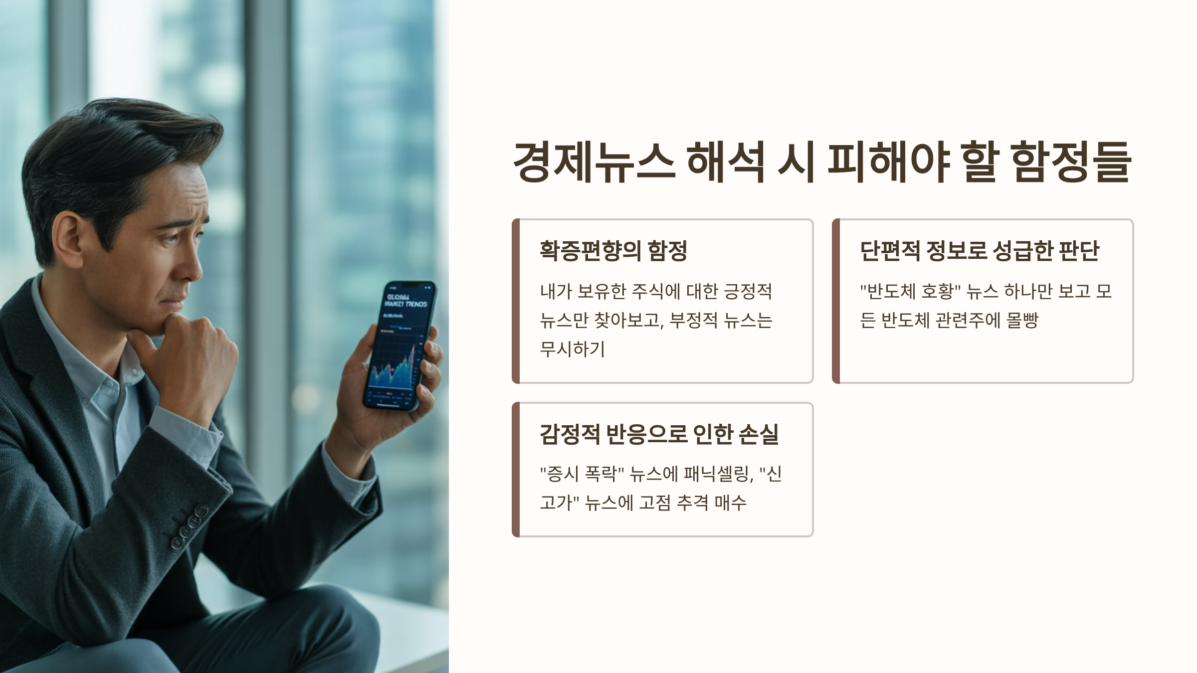 경제뉴스 해석 시 피해야 할 함정들