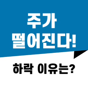 주가 떨어지는 이유