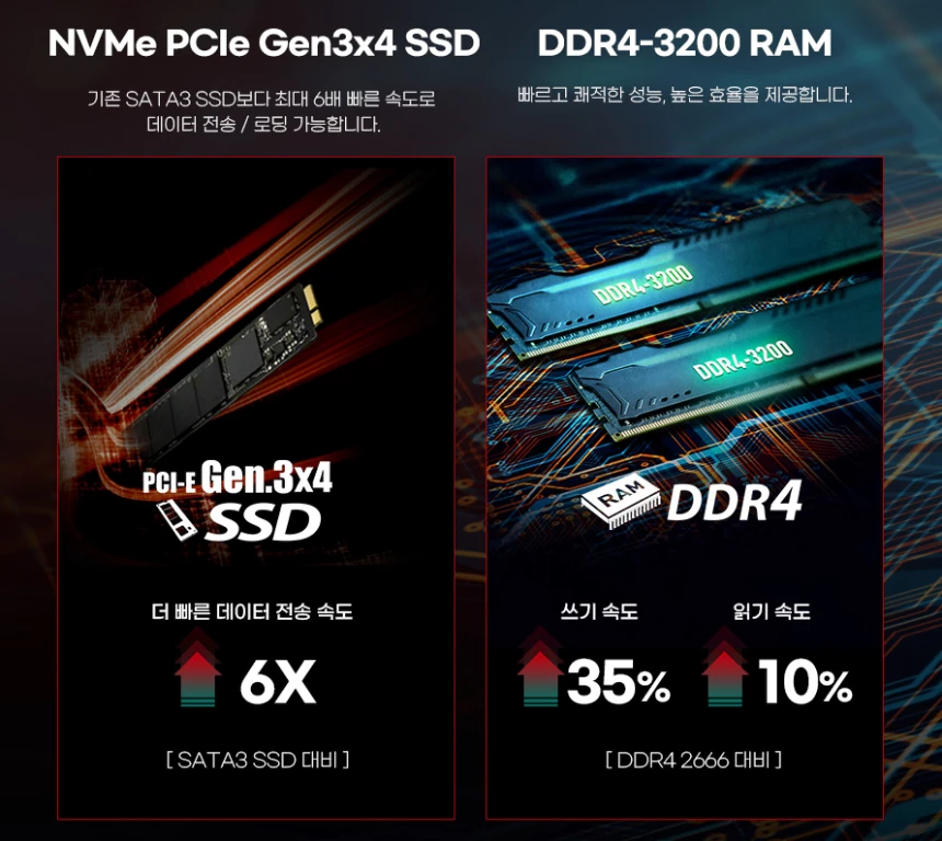 MSI게임용노트북 MSI SWORD GF76 A11UC 메모리