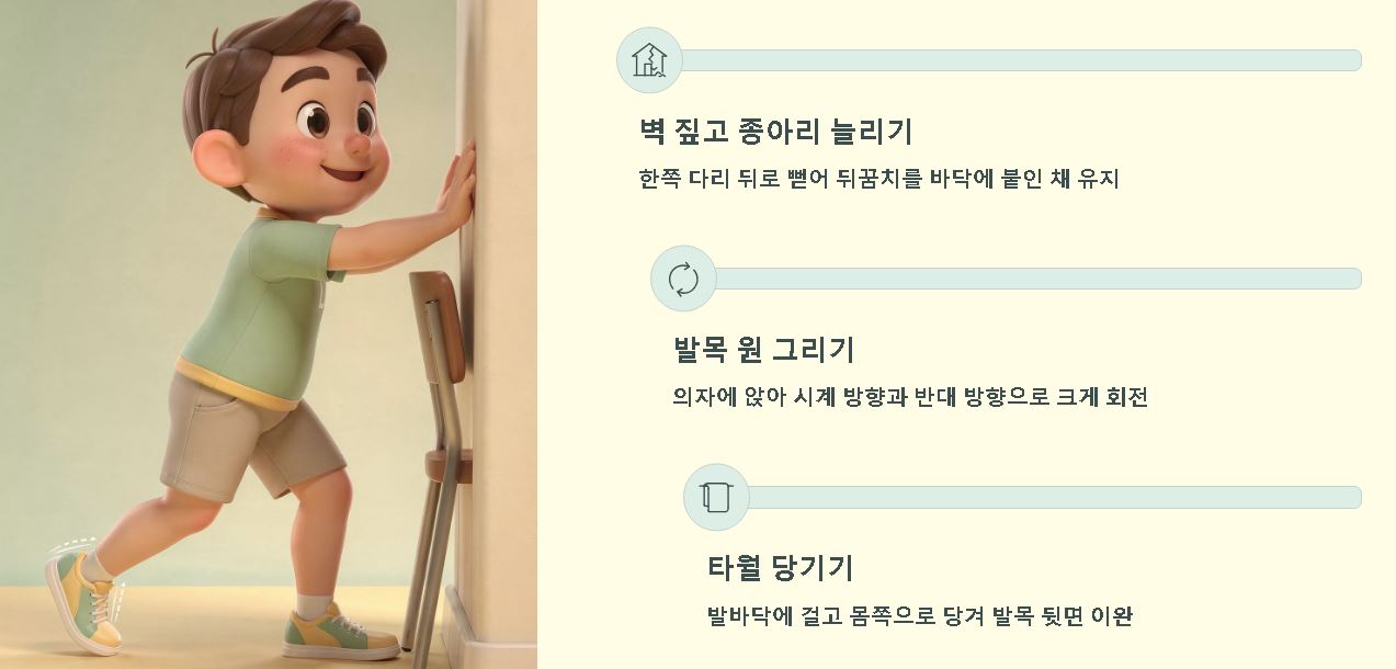 복숭아뼈 통증 관리법