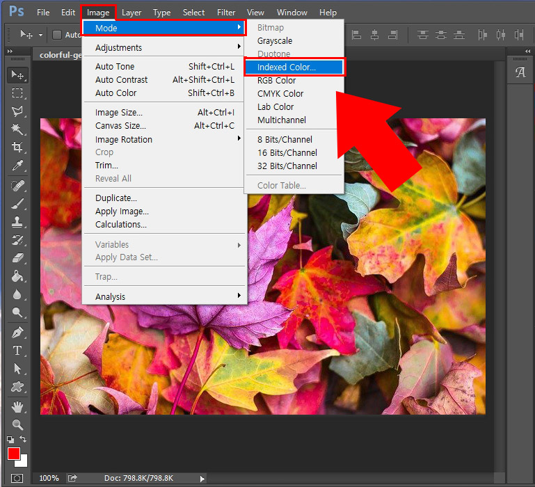 포토샵-indexed-color