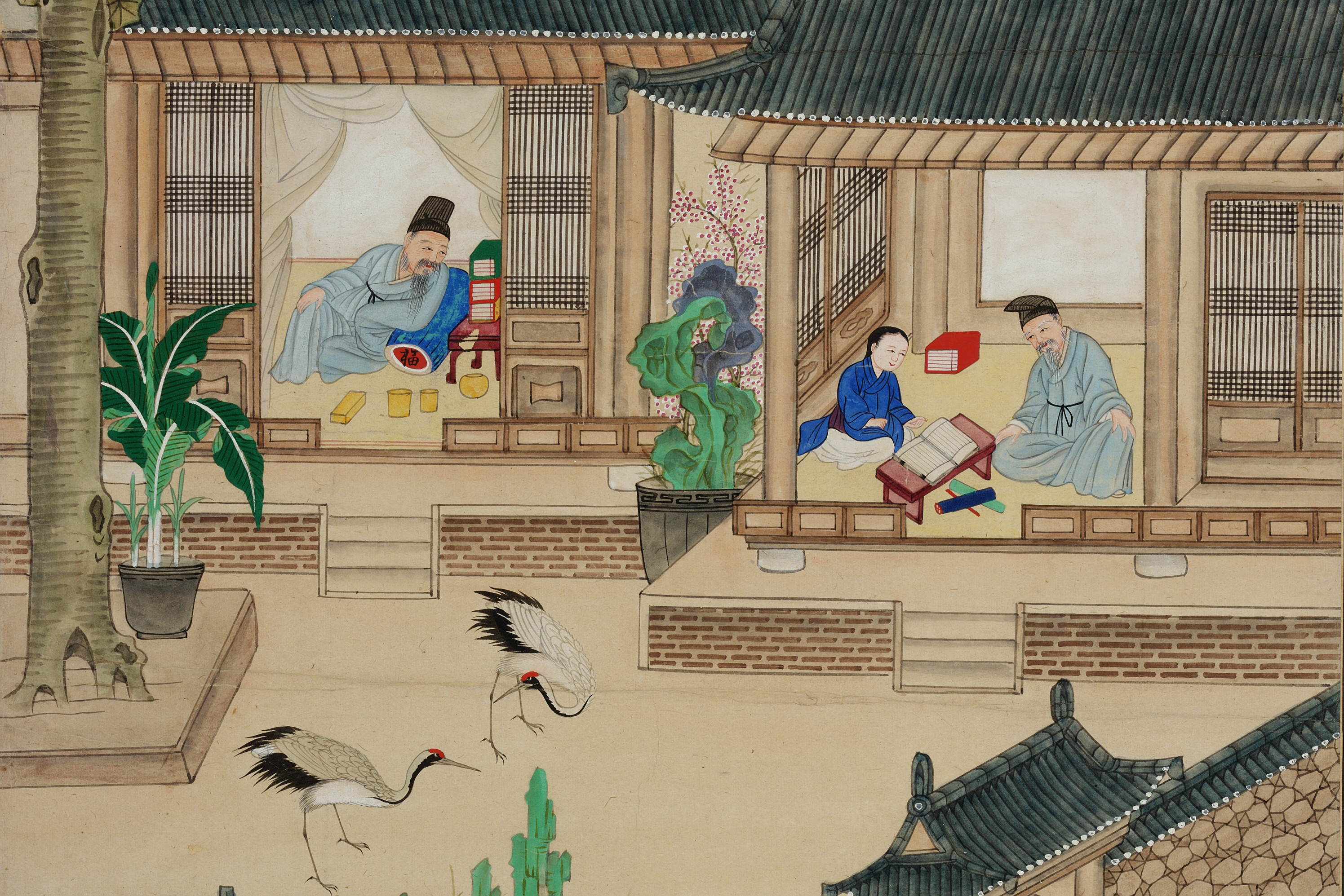 작자미상 평생도8폭(사람의 일생)