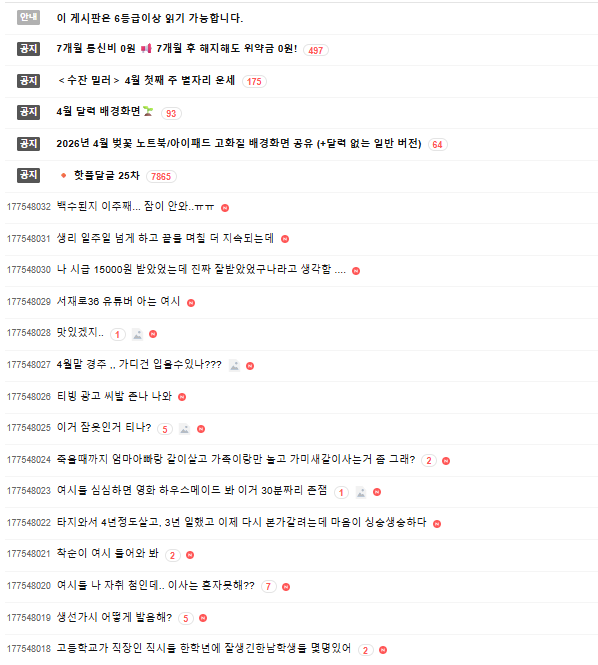 여성시대 카페 홈페이지 (https://cafe.daum.net/subdued20club/)