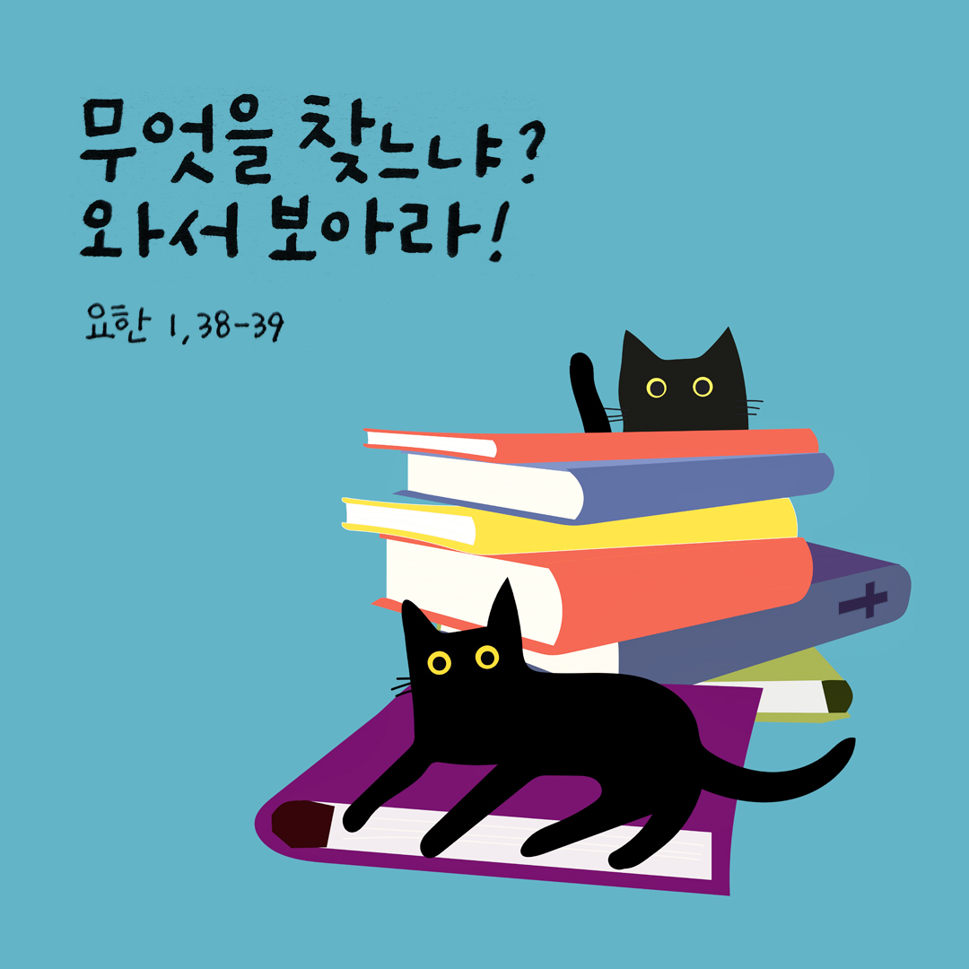 무엇을 찾느냐? 와서 보아라. (요한복음 1장 38-39절)