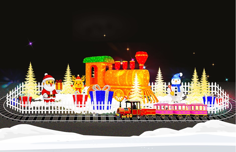 2025 겨울, 청계천의 빛 어린이 꼬마기차