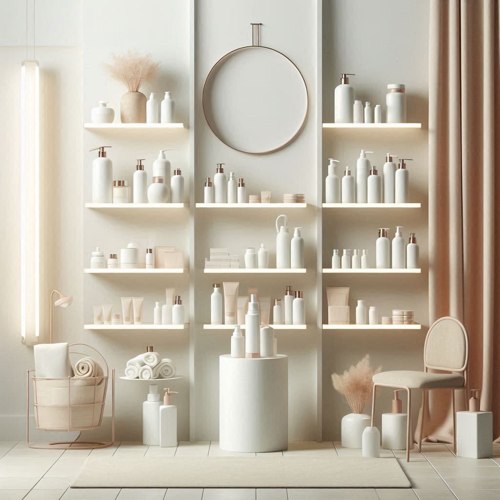 피부,체형관리 샵 배경