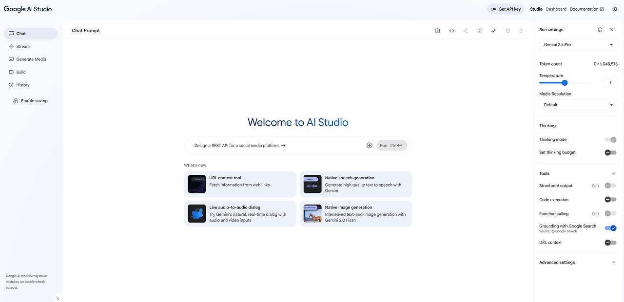 <Google AI Studio for free AI photo compositing tools>