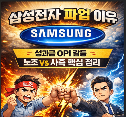 삼성전자 노사 갈등 총정리 : 성과급 논란부터 총파업 가능성까지