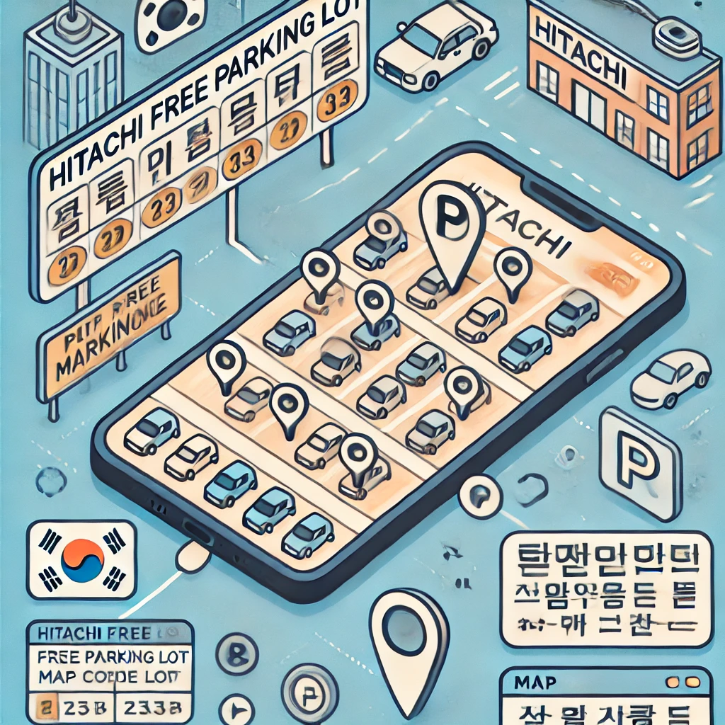 히타시 무료 주차장 2