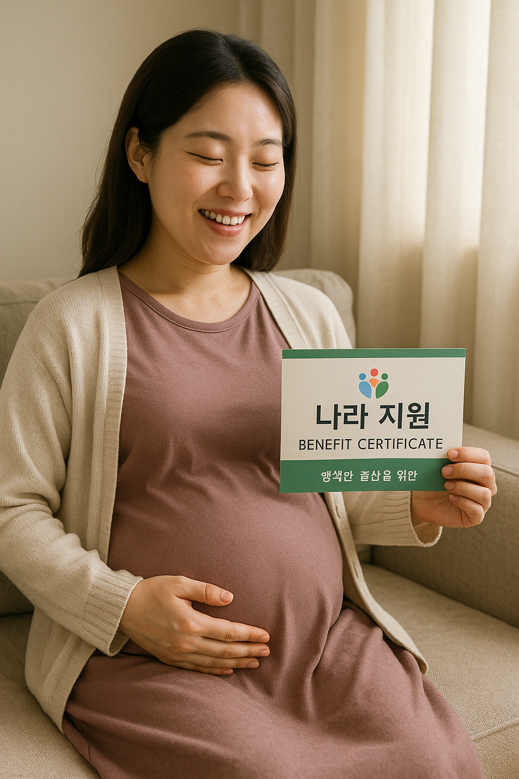 프리랜서임산부도 받을 수 있는 혜택,지원에 행복해 하는 임산부