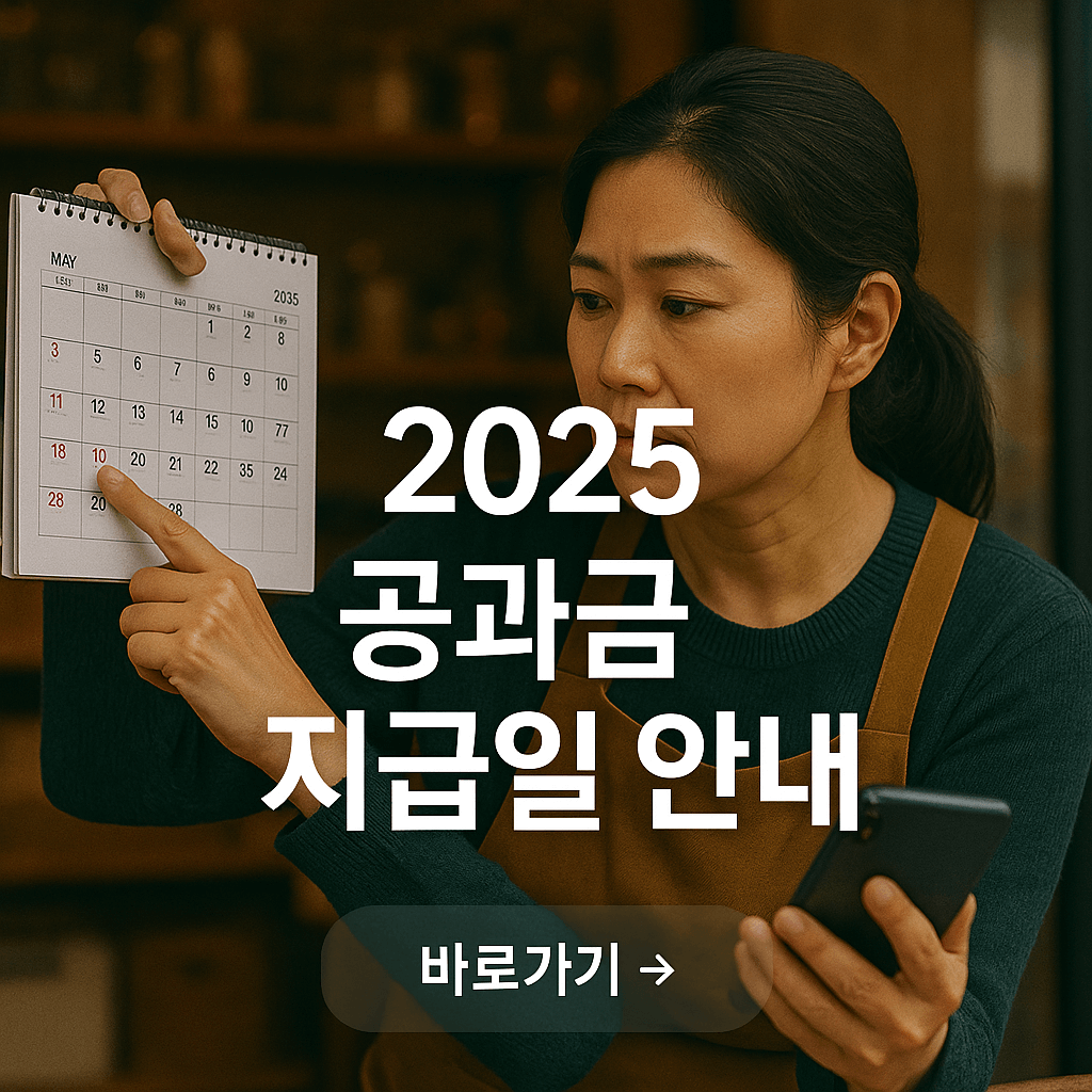 2025 소상공인 공과금 지급일 총정리