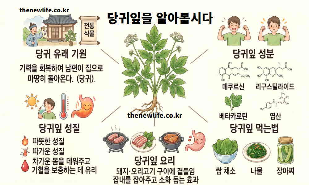당귀잎 효능 기본 정보