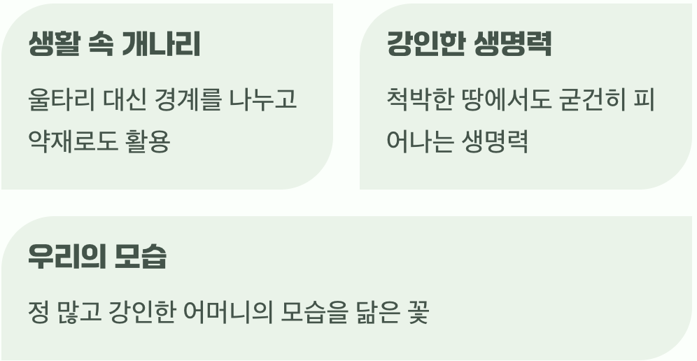 우리 삶 속에 녹아있는 친숙함