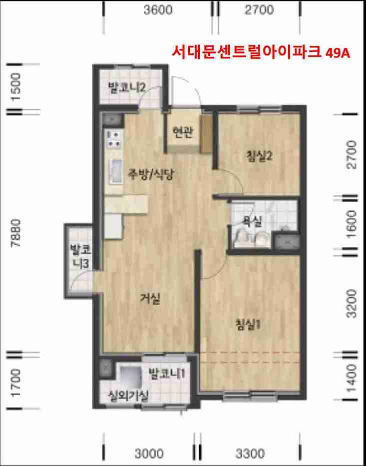 서대문센트럴아이파트-49A-평면도