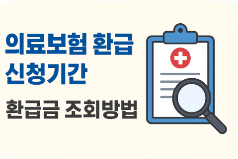 의료보험 환급금 신청기간 환급금 조회방법