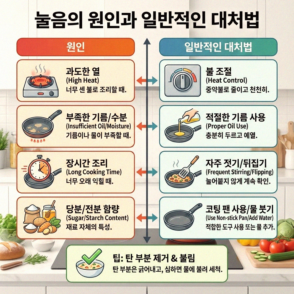 냄비 밑바닥 눌음 걱정 끝 간단하게 해결하는 방법