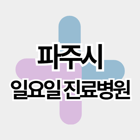 파주시_일요일진료병원_썸네일