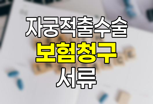 자궁적출수술 보험청구, 필요서류와 주의사항