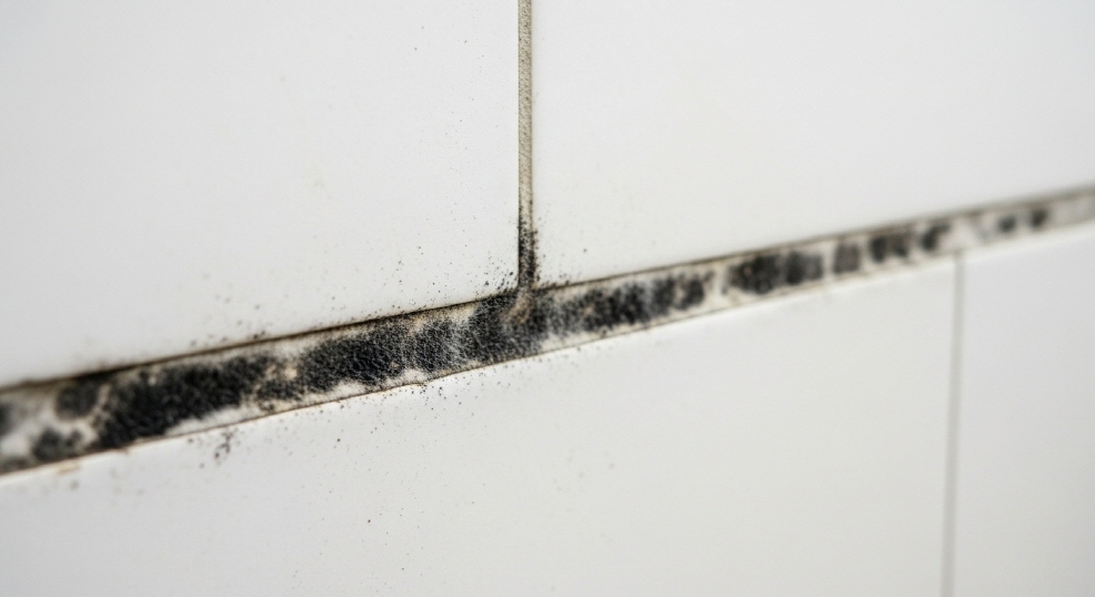 욕실 타일 사이 곰팡이