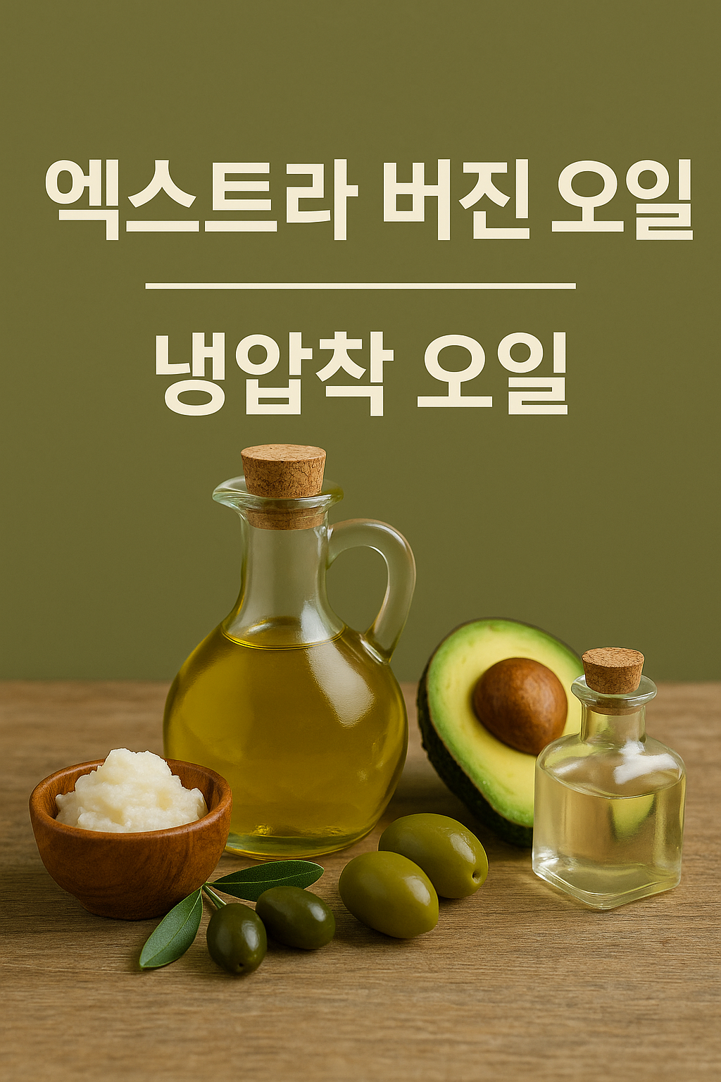 나쁜 기름 대신 먹어야 할 기름, 냉압착 엑스트라 버진 오일